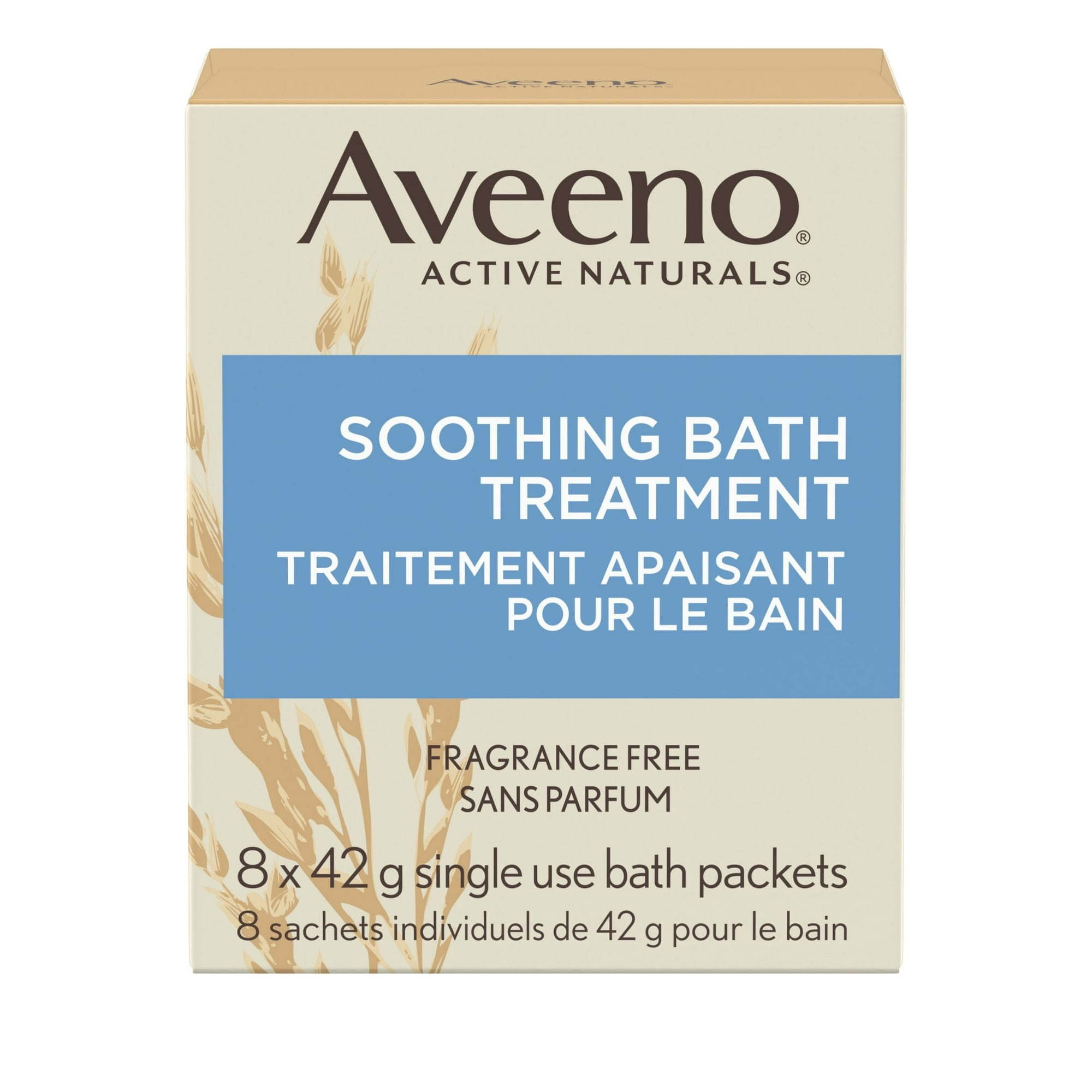 Aveeno Soothing Bath Soak for Eczema, Natural Colloidal Oatmeal, 8 Count Aveeno Soothing Bath Soak for Eczema, Natural Colloidal Oatmeal, 8 Count