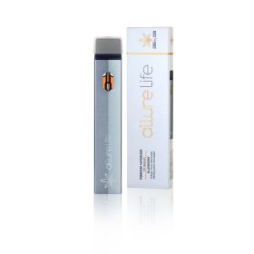 Allure Life CBD Vaporizer 200 mg of 99.9% CBD in a premium draw activated vaporizer designed to promote focus, energy