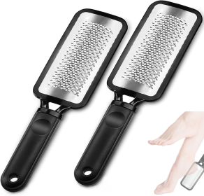 Colossal Foot Rasp Foot File, Stainless Steel Pedicure Callus Remover for Feet (Quantity: 2pcs)